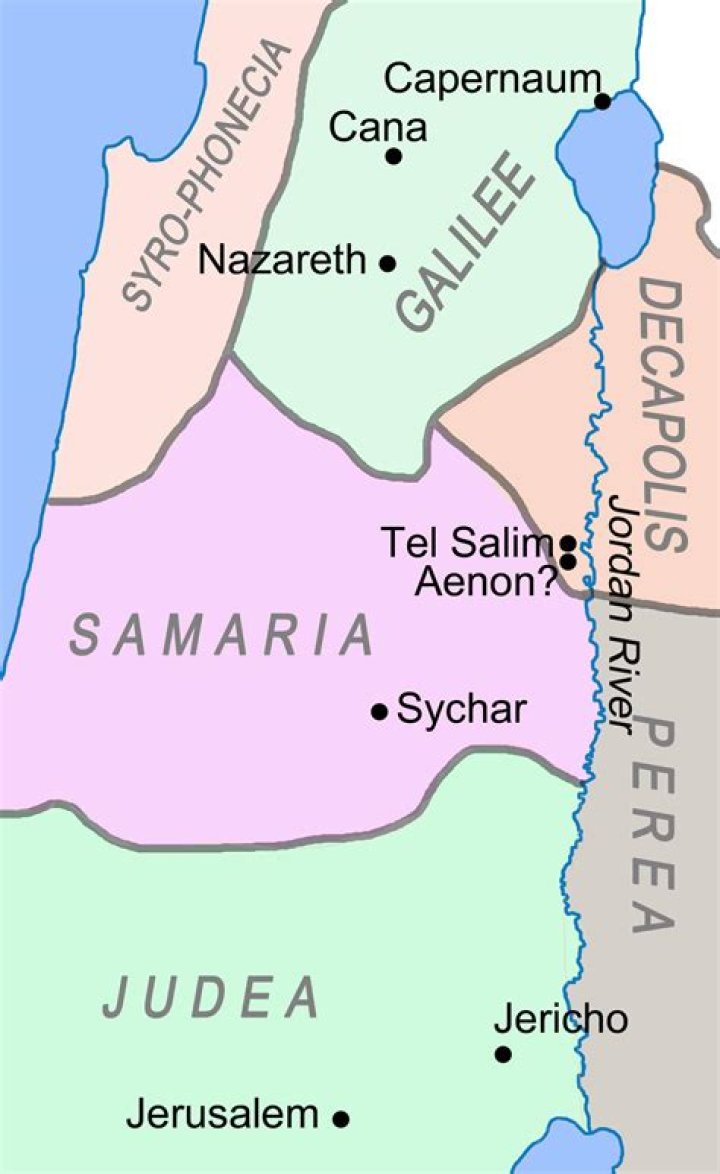 Jerusalem Judea Samaria And The Ends Of The Earth Map Map