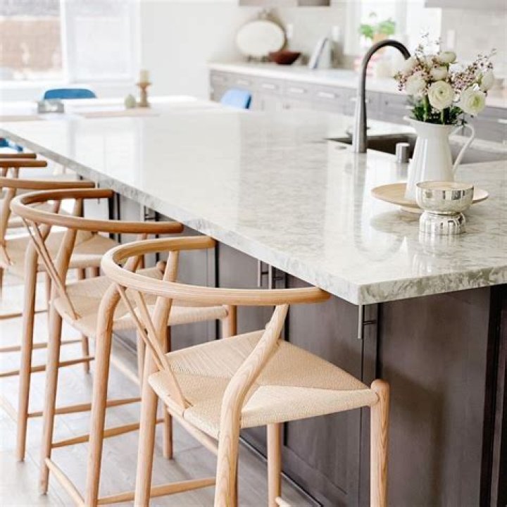 Wishbone Counter Stool Kitchen Island Ideas in 2021 Builder grade